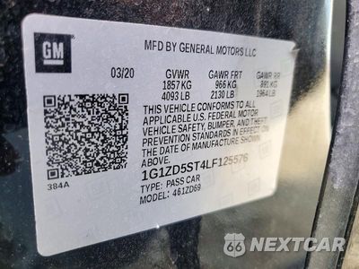 Zdjęcie 12 z 12 samochodu: 2020 CHEVROLET MALIBU LT VIN:1G1ZD5ST4LF125576 - miniatura