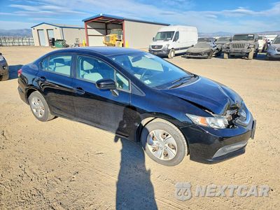 Czwarte zdjęcie samochodu z boku: 2015 HONDA CIVIC LX VIN:19XFB2E59FE061061 - miniatura