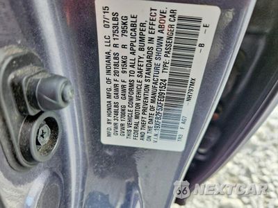 Zdjęcie 12 z 12 samochodu: 2015 HONDA CIVIC LX VIN:19XFB2F5XFE091524 - miniatura