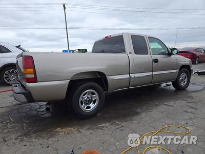 Trzecie zdjęcie samochodu z tyłu: 2002 GMC NEW SIERRA C1500 VIN:2GTEC19V621115307 - miniatura