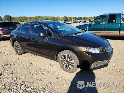 Czwarte zdjęcie samochodu z boku: 2013 HONDA CIVIC EX VIN:19XFB2F86DE213240 - miniatura
