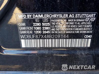 Zdjęcie 12 z 12 samochodu: 2008 MERCEDES-BENZ E 350 4MATIC VIN:WDBUF87X48B209144 - miniatura