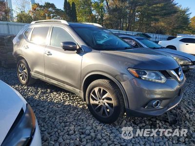 Czwarte zdjęcie samochodu z boku: 2015 NISSAN ROGUE SL VIN:5N1AT2MV3FC828091 - miniatura