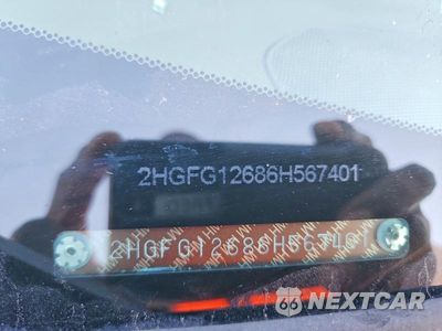 Zdjęcie 12 z 12 samochodu: 2006 HONDA CIVIC LX VIN:2HGFG12686H567401 - miniatura