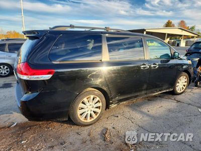 Trzecie zdjęcie samochodu z tyłu: 2011 TOYOTA SIENNA LIMITED 7-PASSENGER VIN:5TDDK3DC6BS003941 - miniatura