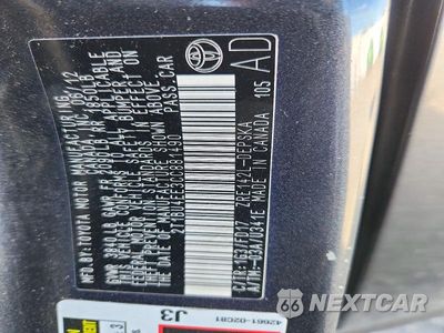 Zdjęcie 12 z 12 samochodu: 2012 TOYOTA COROLLA S VIN:2T1BU4EE3CC881490 - miniatura