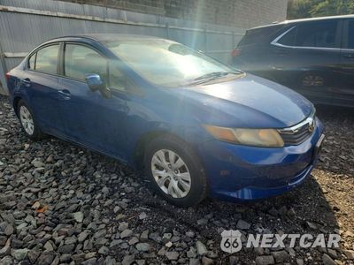 Czwarte zdjęcie samochodu z boku: 2012 HONDA CIVIC VIN:19XFB2F5XCE341338 - miniatura