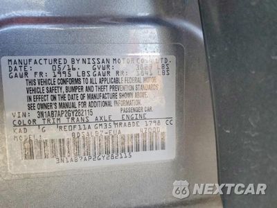 Zdjęcie 12 z 12 samochodu: 2016 NISSAN SENTRA S VIN:3N1AB7AP2GY282115 - miniatura