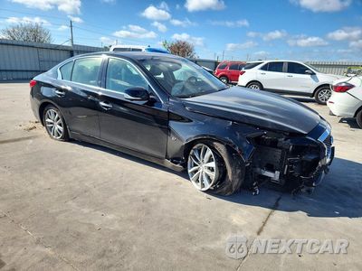 Czwarte zdjęcie samochodu z boku: 2015 INFINITI Q50 PREMIUM VIN:JN1BV7AR2FM401943 - miniatura