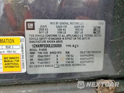 Zdjęcie 13 z 13 samochodu: 2014 CHEVROLET TRAVERSE LS VIN:1GNKRFED6EJ236058 - miniatura