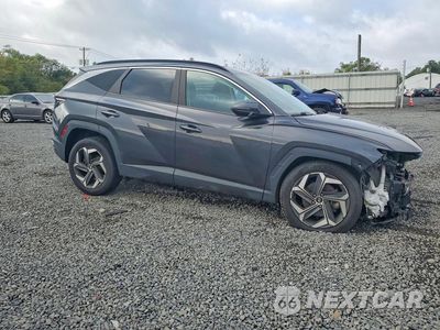 Czwarte zdjęcie samochodu z boku: 2022 HYUNDAI TUCSON SEL VIN:5NMJFCAEXNH022450 - miniatura