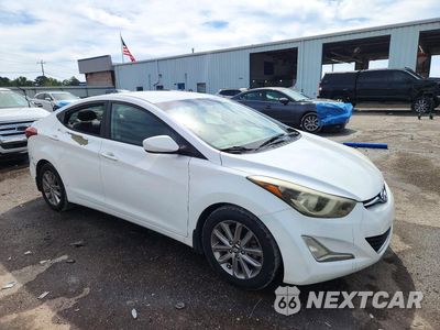 Czwarte zdjęcie samochodu z boku: 2014 HYUNDAI ELANTRA SE VIN:5NPDH4AE0EH467294 - miniatura