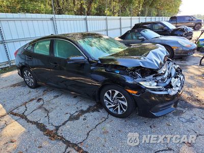 Czwarte zdjęcie samochodu z boku: 2017 HONDA CIVIC EX VIN:19XFC2F78HE052836 - miniatura