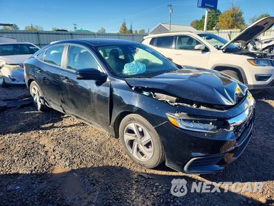 Czwarte zdjęcie samochodu z boku: 2019 HONDA INSIGHT EX VIN:19XZE4F57KE031744 - miniatura