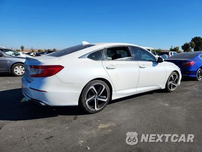 Trzecie zdjęcie samochodu z tyłu: 2019 HONDA ACCORD SPORT VIN:1HGCV1F37KA059082 - miniatura