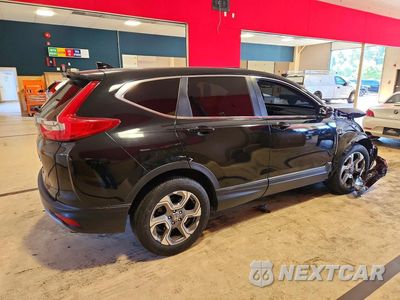 Trzecie zdjęcie samochodu z tyłu: 2019 HONDA CR-V EX VIN:5J6RW2H5XKL009365 - miniatura