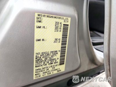 Zdjęcie 12 z 12 samochodu: 2014 NISSAN ALTIMA 2.5 S VIN:1N4AL3AP7EC283565 - miniatura
