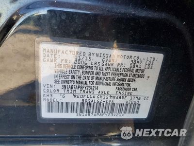 Zdjęcie 12 z 12 samochodu: 2015 NISSAN SENTRA SL VIN:3N1AB7AP8FY234214 - miniatura
