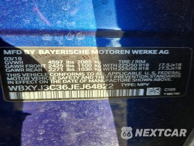 Zdjęcie 13 z 13 samochodu: 2018 BMW X2 SDRIVE28I VIN:WBXYJ3C36JEJ64822 - miniatura
