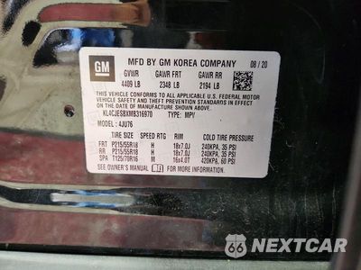 Zdjęcie 12 z 12 samochodu: 2021 BUICK ENCORE PREFERRED VIN:KL4CJESBXMB316970 - miniatura