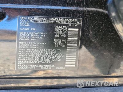Zdjęcie 14 z 14 samochodu: 2017 NISSAN ROGUE SV VIN:KNMAT2MV2HP540725 - miniatura
