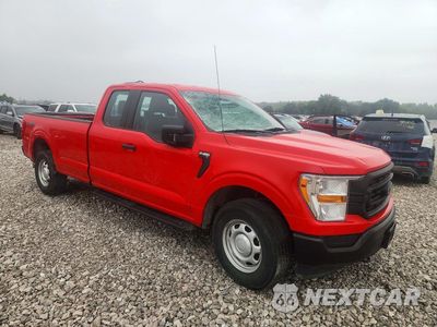 Czwarte zdjęcie samochodu z boku: 2021 FORD F150 SUPER CAB VIN:1FTFX1E59MKD59891 - miniatura