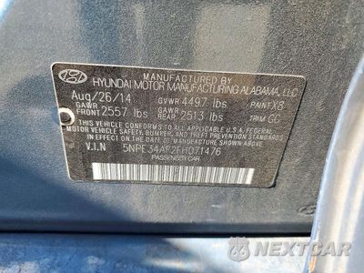 Zdjęcie 12 z 12 samochodu: 2015 HYUNDAI SONATA SPORT VIN:5NPE34AF2FH071476 - miniatura