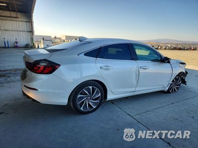 Trzecie zdjęcie samochodu z tyłu: 2019 HONDA INSIGHT TOURING VIN:19XZE4F99KE012762 - miniatura