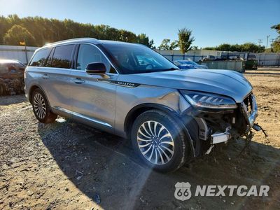 Czwarte zdjęcie samochodu z boku: 2021 LINCOLN AVIATOR RESERVE VIN:5LM5J7WC0MGL19109 - miniatura