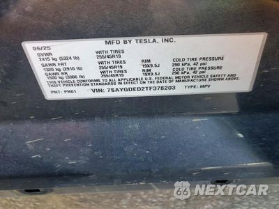 Zdjęcie 13 z 13 samochodu: 2026 TESLA MODEL Y VIN:7SAYGDED2TF378203 - miniatura