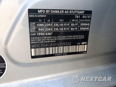 Zdjęcie 13 z 13 samochodu: 2017 MERCEDES-BENZ GLA 250 4MATIC VIN:WDCTG4GBXHJ359332 - miniatura