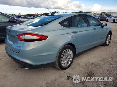 Trzecie zdjęcie samochodu z tyłu: 2014 FORD FUSION S HYBRID VIN:3FA6P0UU6ER224485 - miniatura