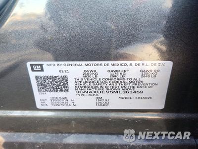 Zdjęcie 13 z 13 samochodu: 2021 CHEVROLET EQUINOX LT VIN:3GNAXUEV5ML361459 - miniatura