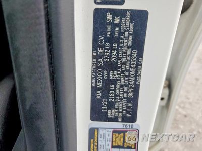 Zdjęcie 12 z 12 samochodu: 2022 KIA FORTE LXS VIN:3KPF24AD0NE435340 - miniatura