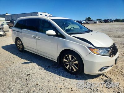 Czwarte zdjęcie samochodu z boku: 2015 HONDA ODYSSEY TOURING VIN:5FNRL5H97FB107054 - miniatura