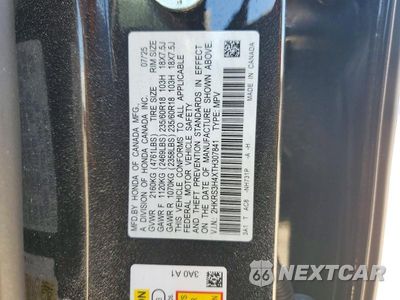 Zdjęcie 14 z 14 samochodu: 2026 HONDA CR-V EX VIN:2HKRS3H4XTH307841 - miniatura