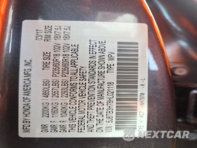 Zdjęcie 13 z 13 samochodu: 2017 ACURA RDX ADVANCE VIN:5J8TB3H78HL021118 - miniatura