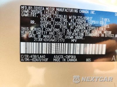 Zdjęcie 12 z 12 samochodu: 2010 TOYOTA RAV4 LIMITED VIN:2T3DF4DV0AW073170 - miniatura