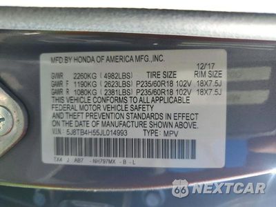 Zdjęcie 13 z 13 samochodu: 2018 ACURA RDX TECHNOLOGY VIN:5J8TB4H55JL014993 - miniatura