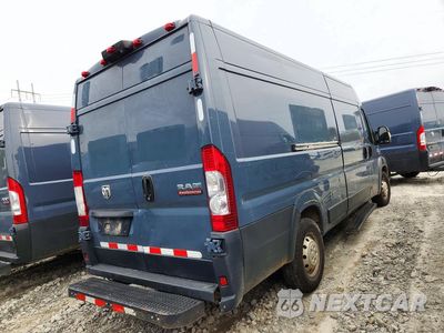Trzecie zdjęcie samochodu z tyłu: 2020 RAM PROMASTER 3500 DELIVERY VAN VIN:3C6URVJG7LE144549 - miniatura