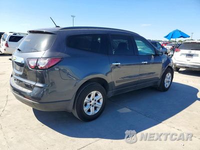 Trzecie zdjęcie samochodu z tyłu: 2014 CHEVROLET TRAVERSE LS VIN:1GNKRFED4EJ290099 - miniatura