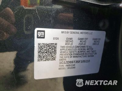 Zdjęcie 12 z 12 samochodu: 2025 CHEVROLET MALIBU LS (1LS) VIN:1G1ZD5ST3SF105110 - miniatura