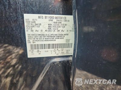 Zdjęcie 13 z 13 samochodu: 2011 FORD EDGE SE VIN:2FMDK3GC4BBA99528 - miniatura