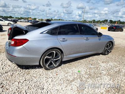 Trzecie zdjęcie samochodu z tyłu: 2021 HONDA ACCORD SPORT VIN:1HGCV2F39MA028585 - miniatura