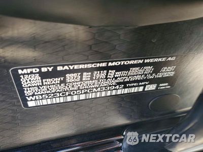 Zdjęcie 13 z 13 samochodu: 2023 BMW IX XDRIVE50 VIN:WB523CF05PCM33942 - miniatura