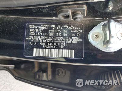 Zdjęcie 12 z 12 samochodu: 2017 HYUNDAI ACCENT SE VIN:KMHCT4AE8HU378511 - miniatura