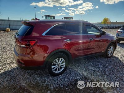 Trzecie zdjęcie samochodu z tyłu: 2019 KIA SORENTO LX VIN:5XYPGDA31KG518397 - miniatura