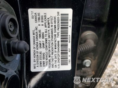 Zdjęcie 12 z 12 samochodu: 2017 HONDA CIVIC EX VIN:2HGFC2F72HH548446 - miniatura