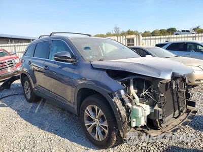 Czwarte zdjęcie samochodu z boku: 2014 TOYOTA HIGHLANDER XLE VIN:5TDKKRFH9ES035130 - miniatura