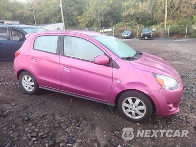 Czwarte zdjęcie samochodu z boku: 2014 MITSUBISHI MIRAGE VIN:ML32A4HJXEH005843 - miniatura